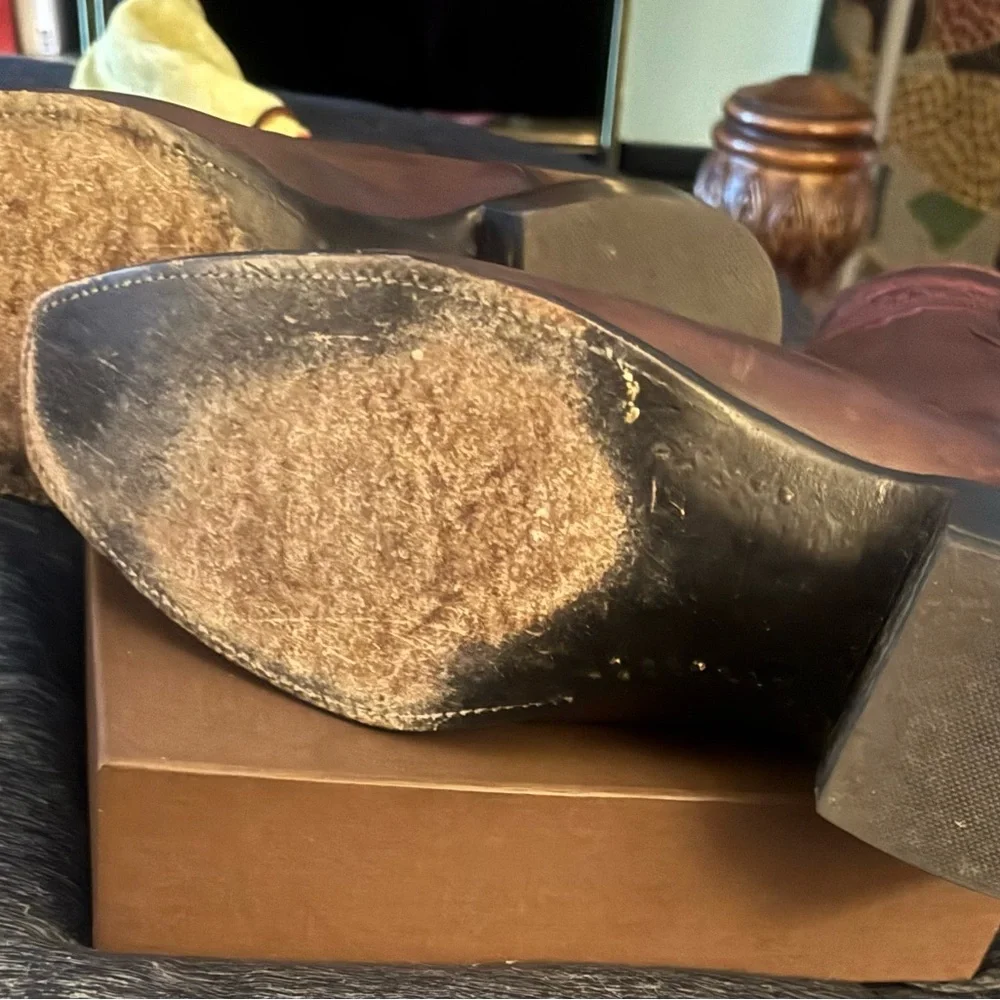Men's Lucchese Cowboy Boots. Handmade.
Size 12 Black Cherry Just Classics - Picture 2 of 10